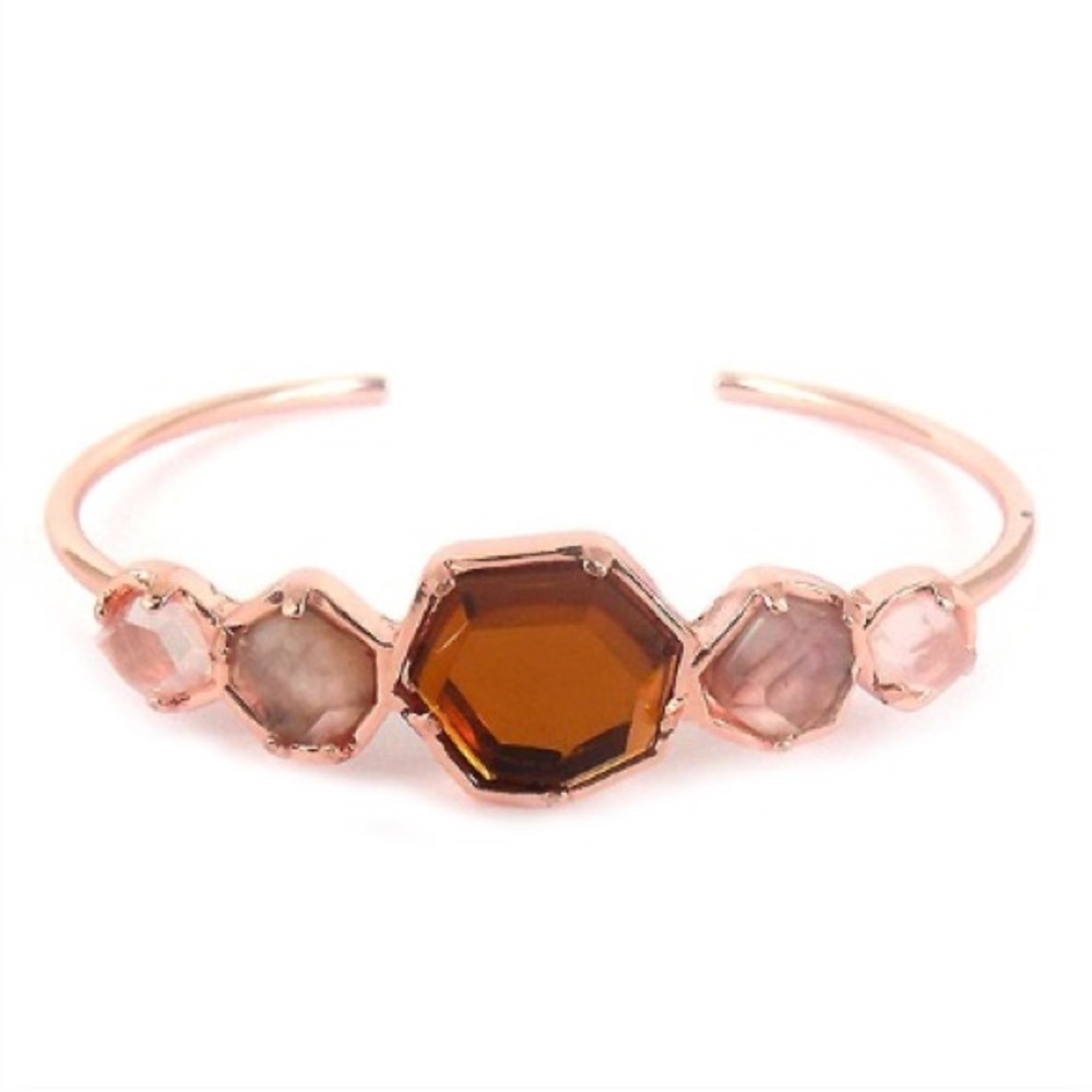 Earth Tone Bracelet - Rose Gold